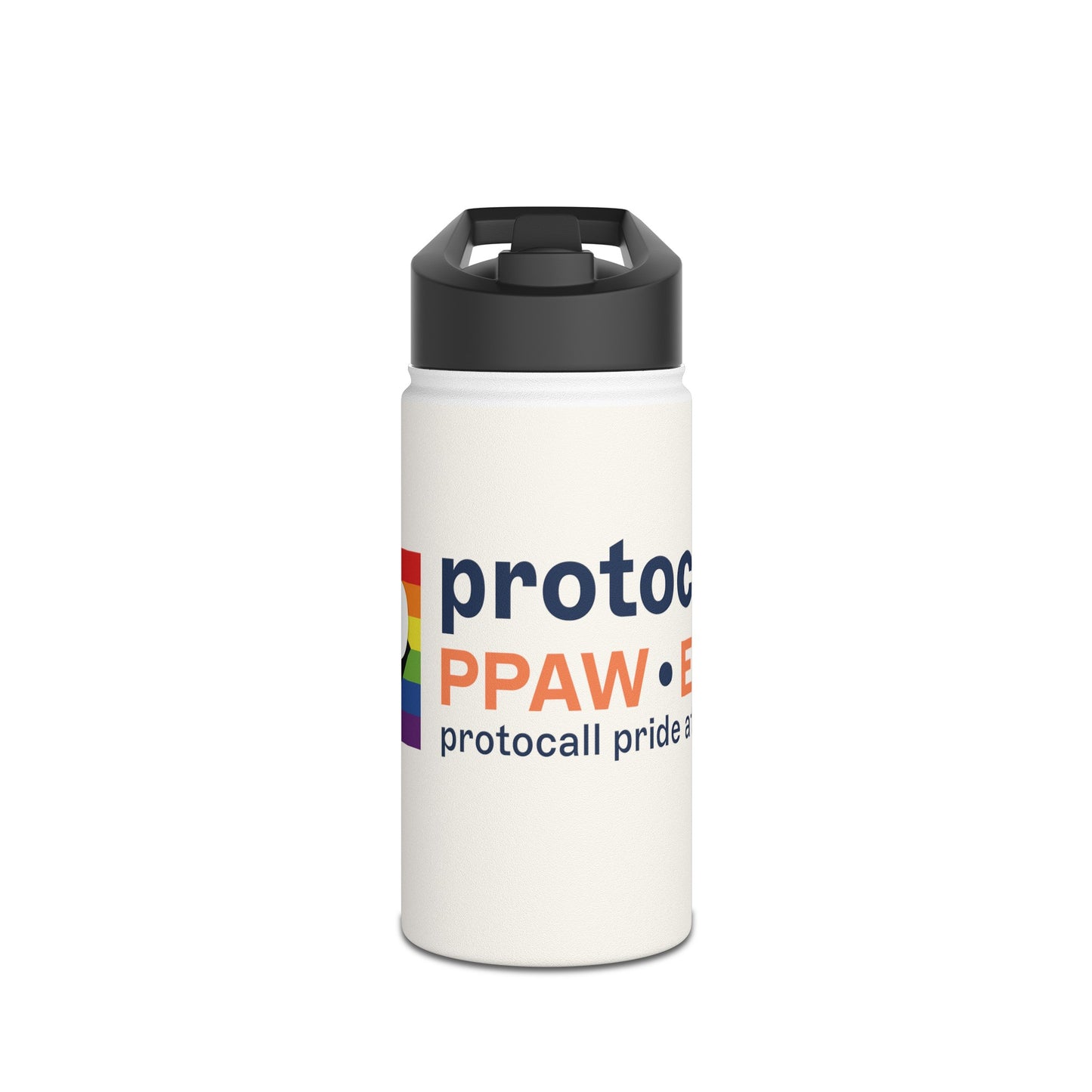Stainless Steel Water Bottle - PPAW Logo