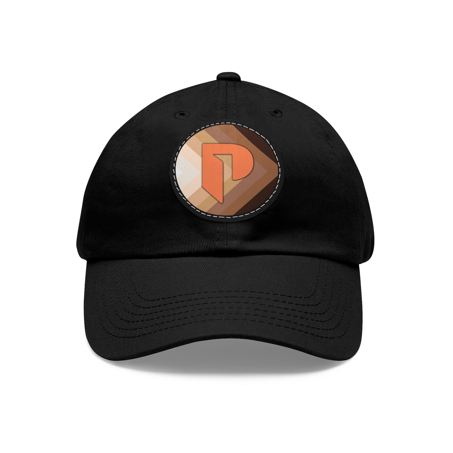 Hat with Leather Patch - BOLD Logo
