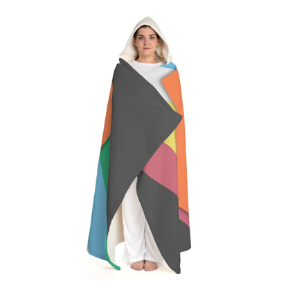 Hooded Sherpa Fleece Blanket - BBRAVE Logo