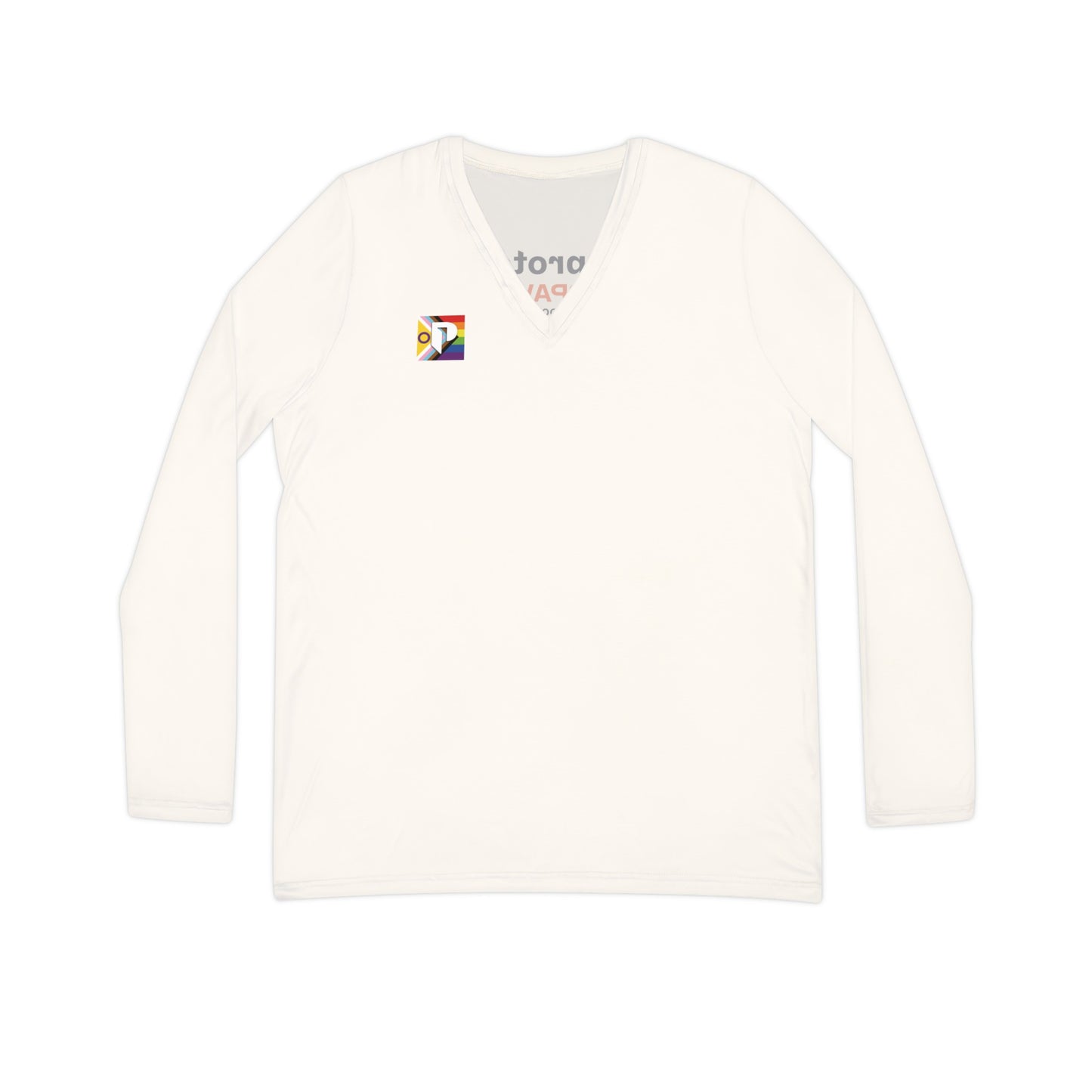 Long Sleeve V-neck Shirt - PPAW Logo
