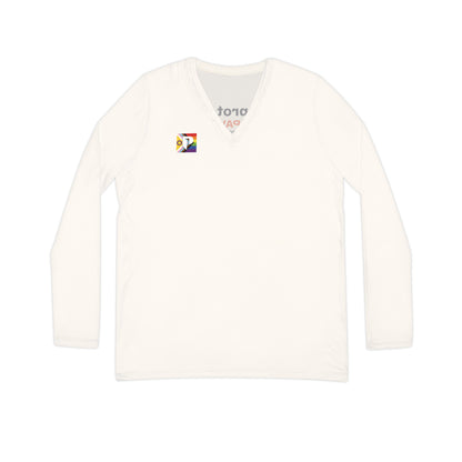 Long Sleeve V-neck Shirt - PPAW Logo