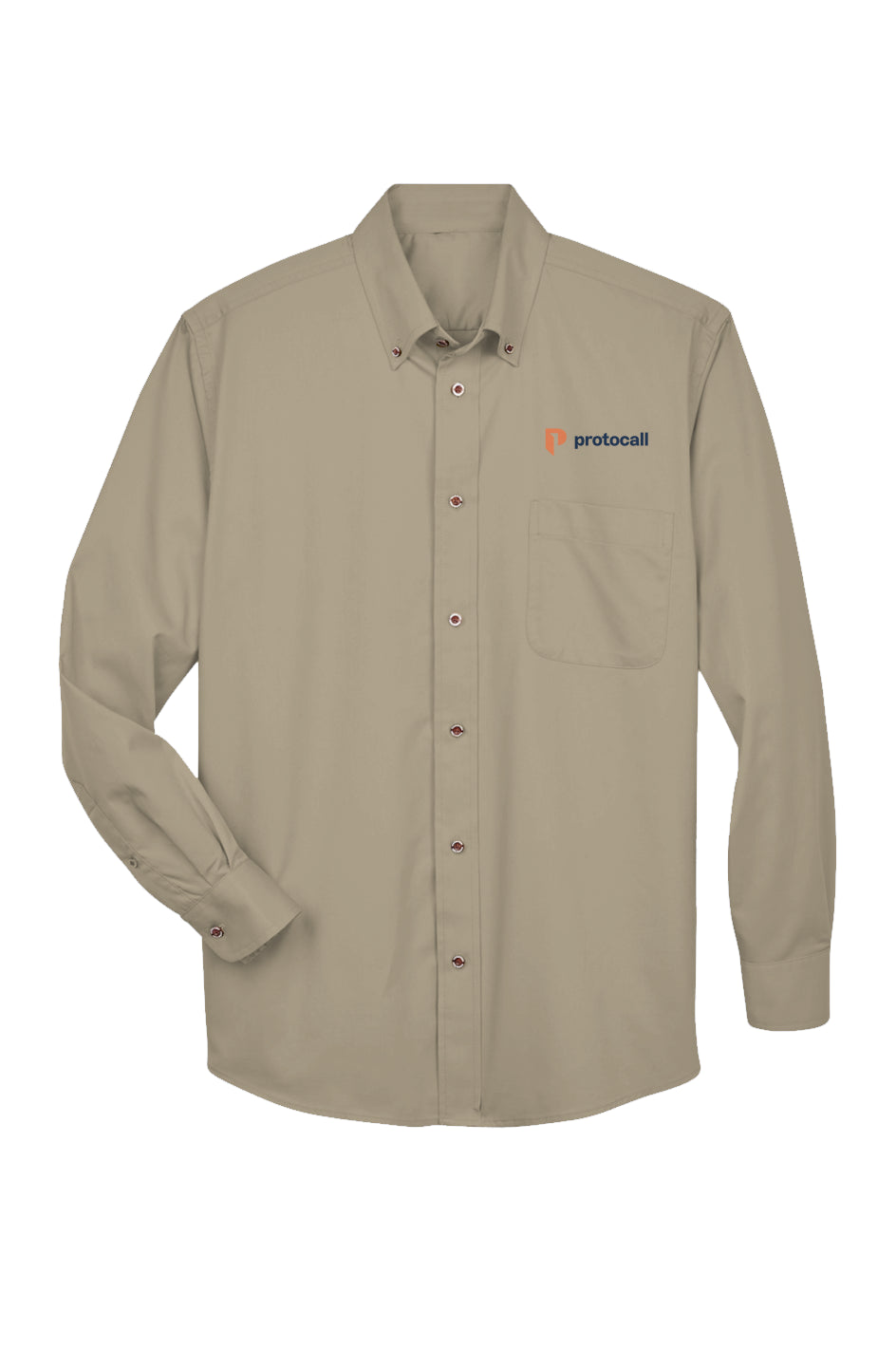 Long-Sleeve Collar Shirt