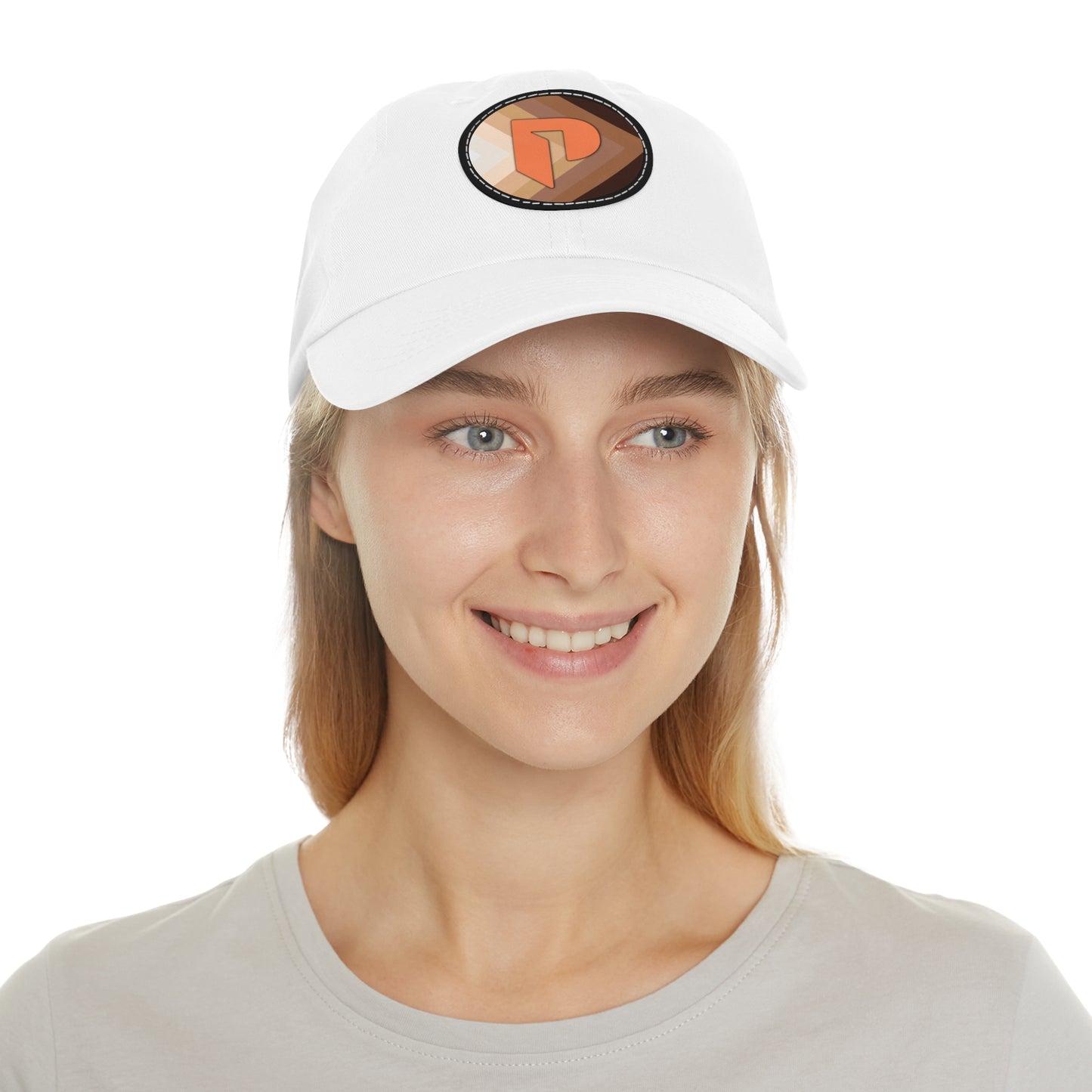 Hat with Leather Patch - BOLD Logo