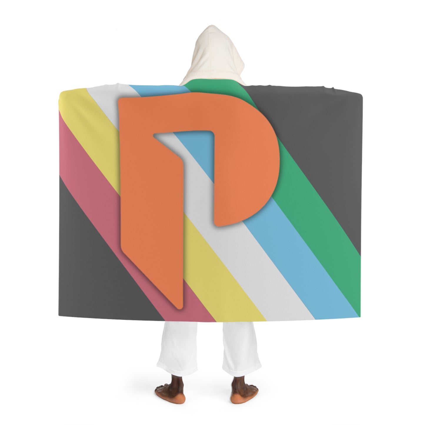 Hooded Sherpa Fleece Blanket - BBRAVE Logo