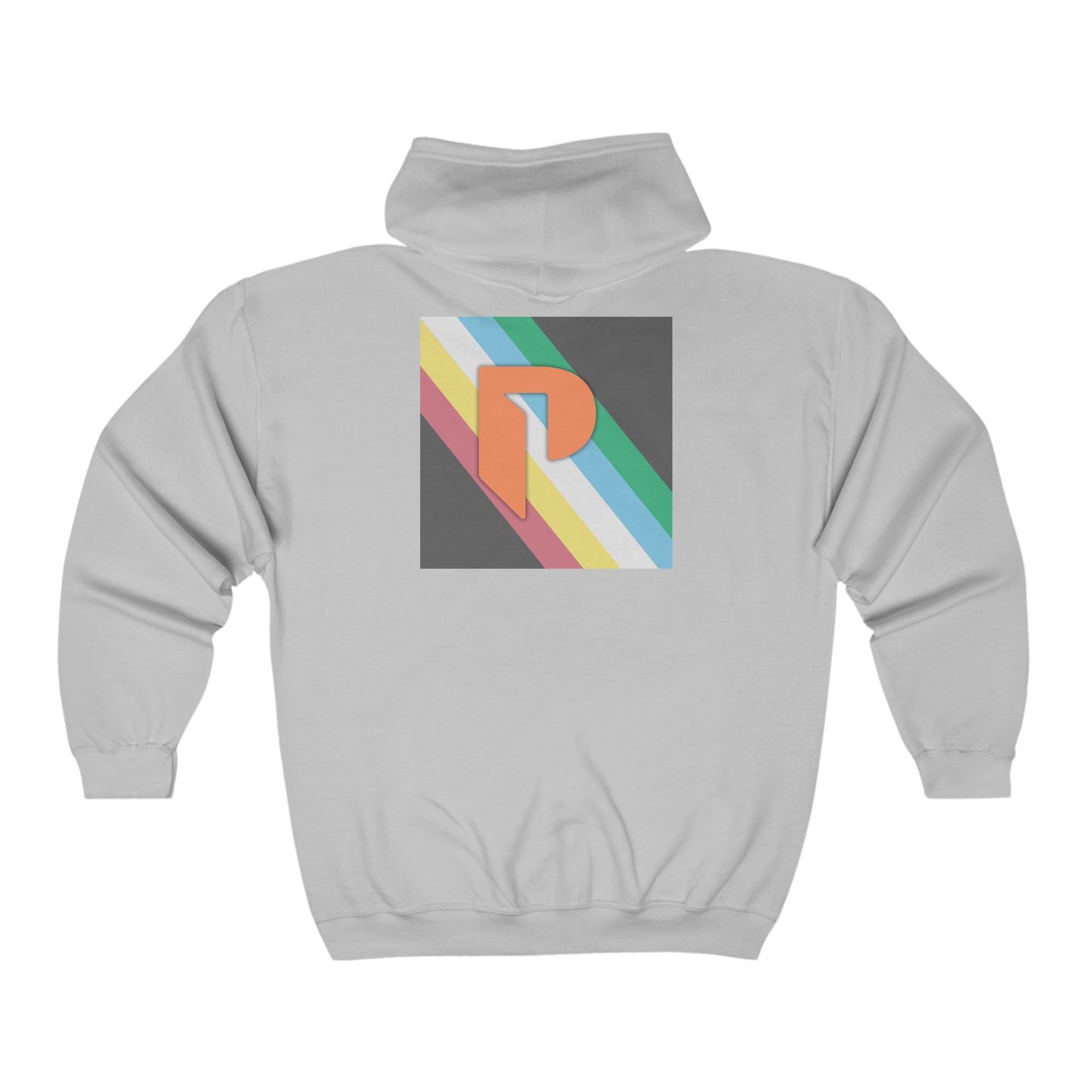 Full Zip Hooded Sweatshirt - BBRAVE Logo